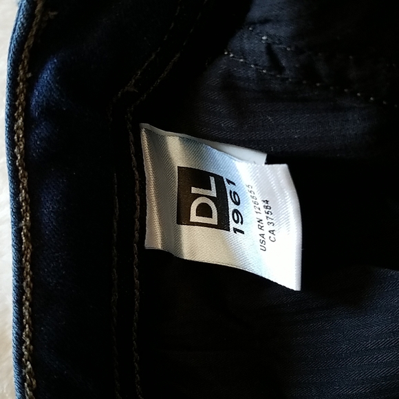 Coco Curvy Straight Leg Blue Jeans - Picture 5 of 7